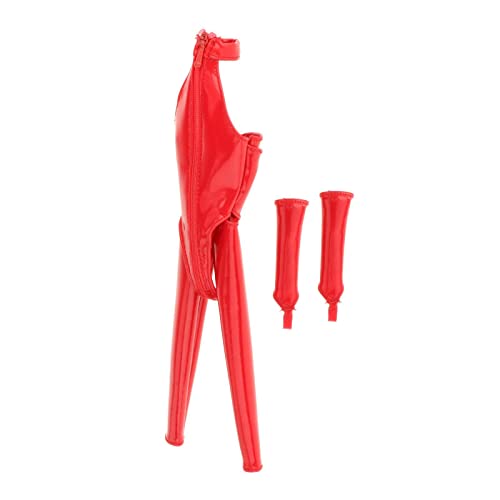 bnf® 1/6 Women's PU Leather Jumpsuit Tights for Kumik 12inch Action Figures Red | Games | Other Games Deal