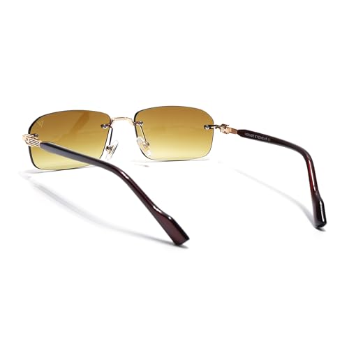 Image of Voyage UV Protected Rimless Sunglasses for Men & Women