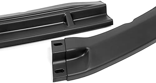 3PCS Front Bumper Lip Kit fit for compatible with 2013-2014 Ford Mustang V6/V8, GT-Style Splitter Trim Protection Spoiler, Air-Dam-Chin-Diffuser (Unpainted Matt Black)