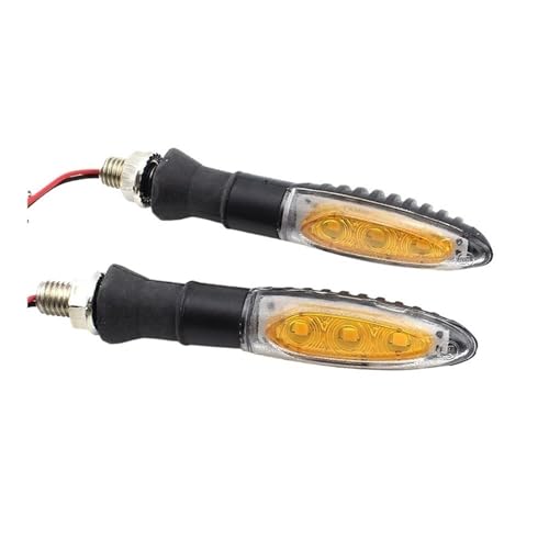 Clignotants de pour moto universels à lampe ambre haute visibilité pour signaux nets