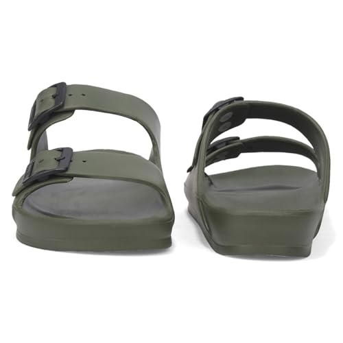Image of Aqualite NEO-1258 Men Slides Sandal with Slip-on wear, Comfort and Flat Base Sandal for dailywear uses