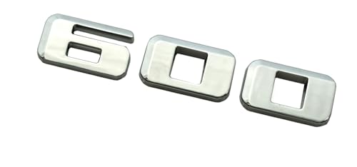 Image of 1Pcs Escalade 600 Rear Liftgate Nameplate Emblem 3D Badge Compatible with Escalade (Chrome)