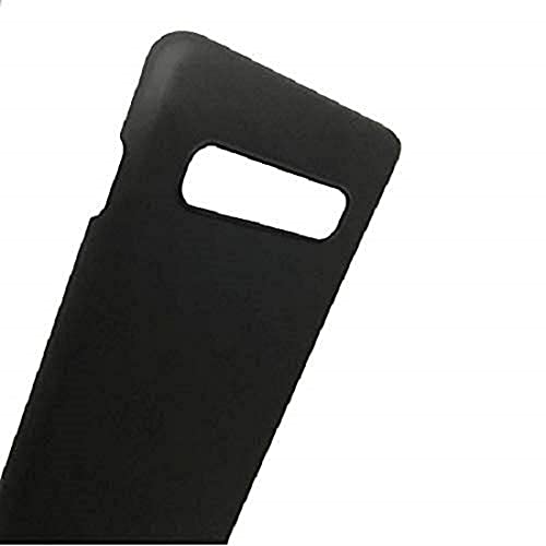Image of Mobile Back Cover Case for Samsung Galaxy S10, SM-G973F /DS (Silicone Case|CameraProtection|Black SC1510)