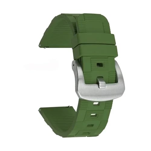 tbfSXgbv NCbN[X eB\Ή IKΉ ZCR[Ή uCgOΉ X|[ch Y fB[X jo[TEHb`oh 20mm 22mm(Green-silver,22mm)