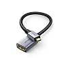 UGREEN Micro HDMI naar HDMI Adapter Nylon Male naar Female Kabel voor Raspberry Pi 4 enz. Aluminium schaal. 25cm