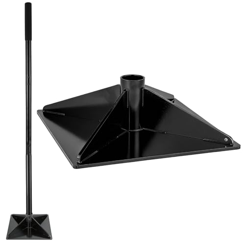 Herramienta compactadora de suelo acero 10x10 pulgadas 48" miniatura 1