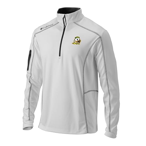 Columbia Univ of Oregon Golf Men's Lightweight Casual Golf Shotgun Pullover