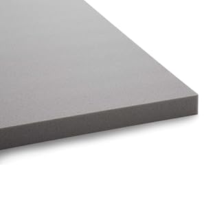 LUCID Sobrecolchon viscoelastico 140x190 cm | Con partículas de Carbón de Bambú | Grosor 5 cm |Topper para colchon