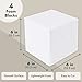 Juvale 4 Pack Foam Cube Squares for Crafts - Polystyrene Blocks for DIY Projects, Models, and Arts Supplies - 6x6x6 in White Square Foam Block