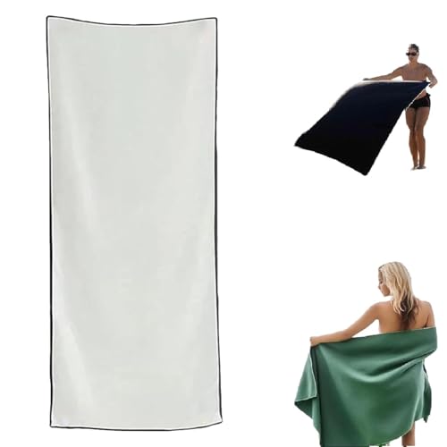 Outdoor Magnetic Bath Towel,Oversized Microfiber Bath Towel,Quick-Dry Sand-Resistant Beach Towel with Magnetic Closure for Trave