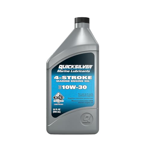 Quicksilver 10W-30 4-Stroke Marine Engine Oil 1 Quart