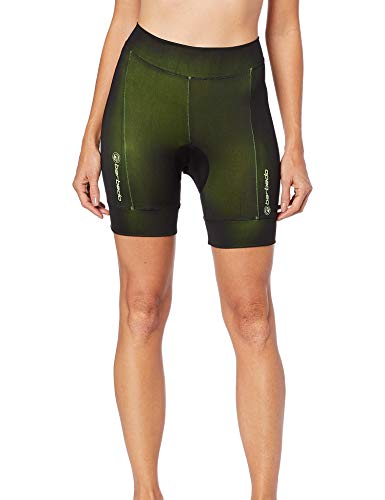 Barbedo Bermuda Racing para Mulheres, Preto/Neon, GGG
