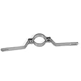 Rohrschelle 350 mm Lochabstand, Typ R135, Pfosten-Ø 60,3 mm (Schelle, Schilderschelle, Befestigung) praxisbewährt, wetterfest