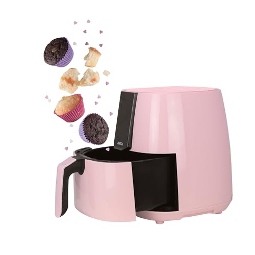 Miniatura 8 de Jocca - Freidora De Aire Caliente 3,8l Linea Sweet Freidora Sin Aceite Air Fryer 3,8 Litros Temporizador Temperatura Ajustable Cocina Sana 1450w Pantalla Led Tactil Ahorro Energía Rosa