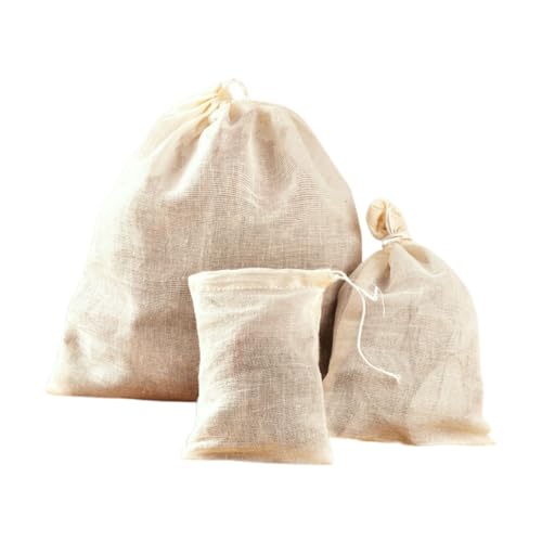 4PCS Malla Coccion, Malla para Cocer Garbanzos - 4 tamaños(1kg,1.5kg,2kg,2.5kg), Bolsa Garbanzos Cocido, Malla de Coccion para Legumbres y Verduras, Cocidos y Pucheros