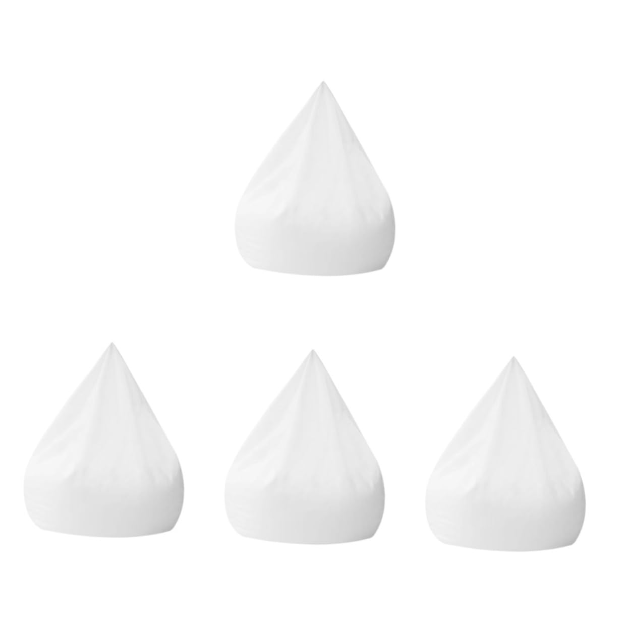 Housses de canapé blanc lot de 4 sans remplissage UPKOCH