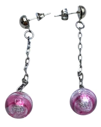 Boucles d'oreilles Murano légères et uniques contre les bijoux ternes
