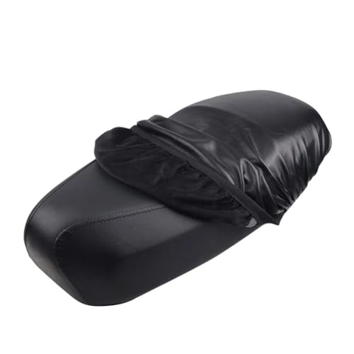 Image of Seat Cover 65 x 35 cm | PU Leather & 3D Mesh Seat Cushion Cover | Removable Washable Seat Protector for Daily Riding | Dust Resistant & Anti Scratch | Black Anti-Scratch Protection
