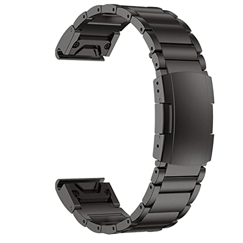 Bracelet de montre en alliage de titane compatible Garmin Fenix 7 6X 5 Pro acier inoxydable