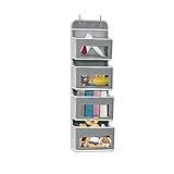 5.Multifuncional: Nuestro organizador para colgar en la puerta puede utilizarse para guardar la mayoría de los artículos ligeros, como mandos a distancia, juguetes, ropa, calcetines, gafas y llaves, etc., es adecuado para dormitorios, salas de estar, baños, oficinas, etc.