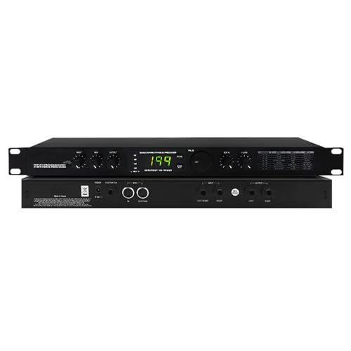 Procesador de Audio Digital, Ecualizador Profesional, Mezclador para Karaoke con Reverberación, Reducción Automática de Ruido, para Actuaciones en Escenario, DJs y Discursos Empresariales miniatura 1