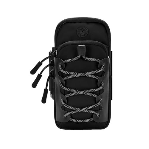 Muimurex Motorcycle Handlebar Storage Bag with USB Charging Port, Waterproof Front Pouch for Sur-ron Light Bee X Segway, Compact Handlebar Bag for Phone Wallet Tools, Easy Install (Black)