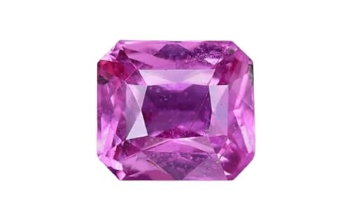 Saphir rose 7,25 carats pierre précieuse naturelle Gulabi Pukhraj AA3