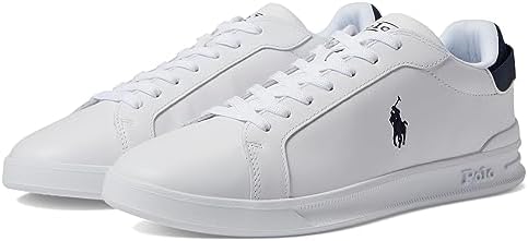POLO RALPH LAUREN Leather-HRT CRT III-SK-LTL White/Navy | Image 3