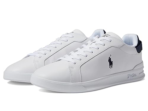 Polo Ralph Lauren Heritage Court II Leather Sneaker, White, 7.5