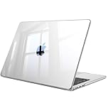 FINTIE Case for MacBook Air 13 inch M5 (2026)/M4 (2025)/M3 (2024)/M2 (2022), Clear Hard Shell Cover for Macbook Air 13.6 inch, for Retina/Touch ID, Models A3449 A3240 A3113 A2681, Crystal Clear