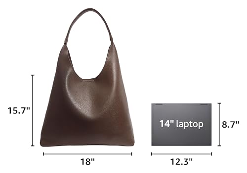 Soft Vegan Leather Slouchy Hobo Tote