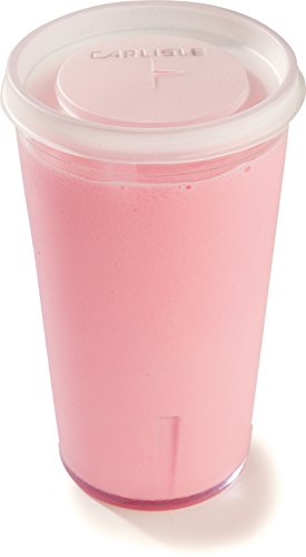Carlisle FoodService Products Stackable Stackable Tumbler Plastic Tumbler for Restaurants, Catering, Kitchens, Plastic, 9.5 Ounces, Clear, 1 Count (Pack of 1)