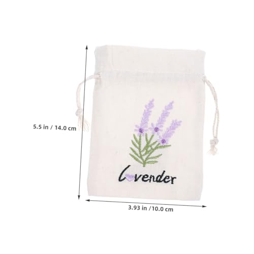 Cabilock 5 bolsas de saco de lavanda con cierre miniatura 2