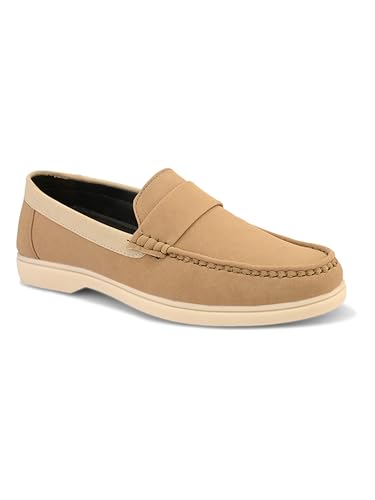 Image of Prolific Men's Slip-On Super Cushioned Loafer Shoes|Stylish & Comfortable with Soft Cushioned Insole