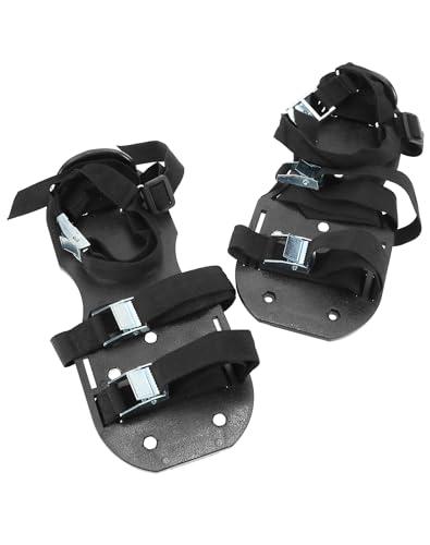 QWORK® Lawn Aerator Shoes - Sturdy Plastic Base with Metal Buckle Strap and 26 High-Performance Spikes 2 QWORK® Lawn Aerator Shoes - Sturdy Plastic Base with Metal Buckle Strap and 26 High-Performance Spikes - Image 2