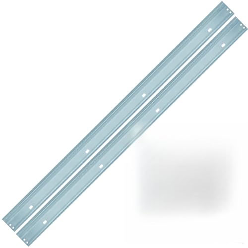 LAJIAOZ Garage Door Vertical Track for 3” Rollers, Heavy-Duty Galvanized Steel Rails – Replacement Tracks for Residential Garage Door Repair, DIY Installation, and Contractor Use(76Inch for 7FT Doors)