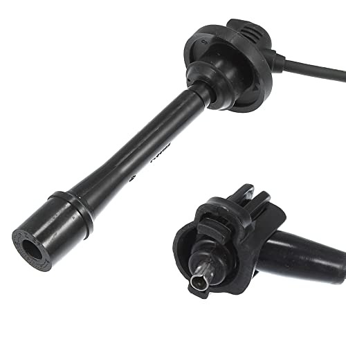 X Autohaux 4Pcs Spark Plug Ignition Wire For Toyota Tacoma 1995-2004 For Toyota Tundra 2000-2004 Black #TOP5