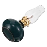 Conception coupe-vent : la structure de la lampe à huile à chambre assure une flamme stable, garantissant un éclairage constant et créant une ambiance chaleureuse pour une utilisation en intérieur. lampe à huile à chambre, lanterne à huile vintage
