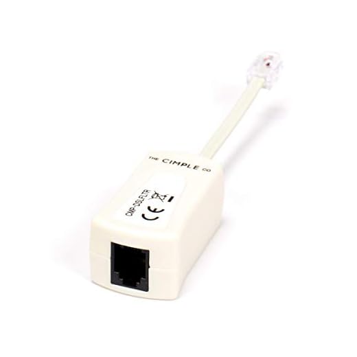 2 Wire, 1 Line DSL Filter - for Removing Noise and Other Problems from DSL Related Phone Lines
