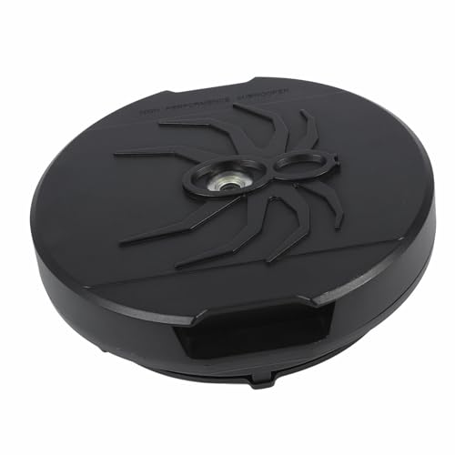 Subwoofer Samochodowy, 2-calowy Aktywny Subwoofer z Kołem Zapasowym 400 W RMS, 4 Omy, Pilot Zdalnego Sterowania Subwoofer z Kołem Zapasowym Premium Bass do Pojazdu 2 V