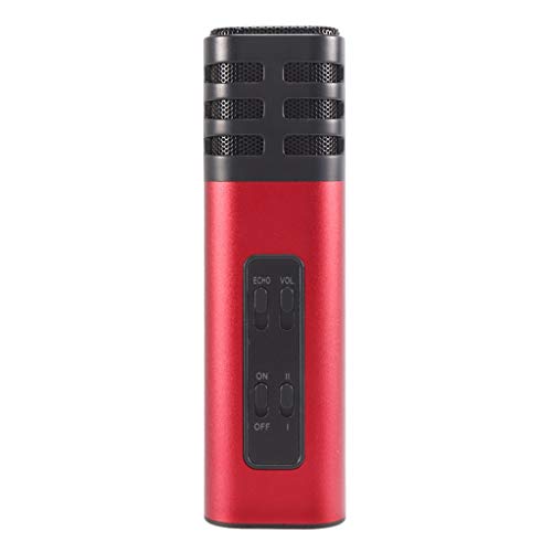 Microphone portable en aluminium pour enregistrement mobile et live broadcasting