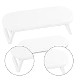 CXNXFD Poduszka pod nadgarstek, antypoślizgowa, do manicure, do salonów kosmetycznych, do domowego manicure, wzoru paznokci, pielęgnacja paznokci, biała, ergonomiczna poduszka pod dłonie