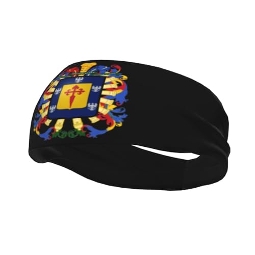 Mérida Coat of Arms Sports Sweatband Unisex Fitness Hairband