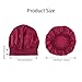 XLSXEXCL 6Pcs Satin Bonnet Silk Bonnet for Sleeping Silk Sleep Cap Satin Silk Hair Bonnets for Sleeping Elastic Band Silk Hair Wrap for Curly Hair Night Cap