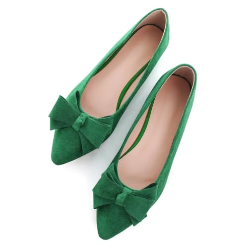 Image of SAILING LU Women's Bow-Knot Pointed Toe Ballet Flats