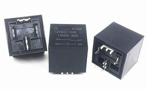 Evita sobrecalentamientos con el relé HFV8D 12VDC-1HS 80A de 4 pines
