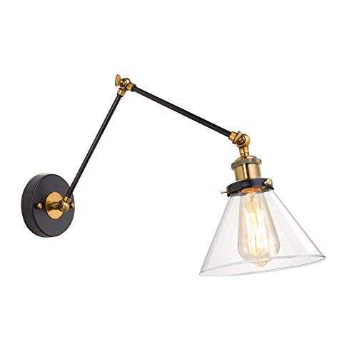 Best Promo H XD GLOBAL E27 Industrial Retro Style Wall Sconce Lamps Lighting, Clear Small Umbrella Wall Lamp, Bedroom Bedside Wall Lights,Corridor Wall Sconces (Hardwire) Exclusive Discount 90% Price H XD GLOBAL E27 Industrial Retro Style Wall Sconce Lamps Lighting, Clear Small Umbrella Wall Lamp, Bedroom Bedside Wall Lights,Corridor Wall Sconces (Hardwire)