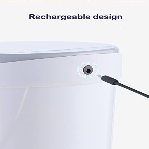 Smart Sensor Prullenbak Huishoudelijke Mute Automatische Kick Open deksel met sensor geschikt voor huishoudelijke keuken… - Image 7