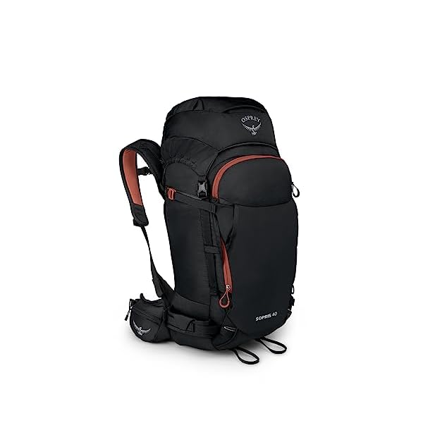 Osprey Sopris 40L Ski and Snowboard Backpack, Black