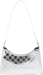 DKIIL NOIYB Shoulder Bags Y2K Purse for Women, PU Leather Clutch Purses Trendy Hobo Bags Y2K Bags Womens Purses Ladies Underarm Bag 25cm